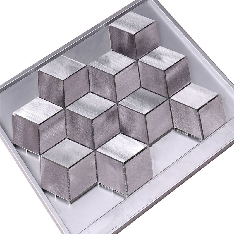 Aluminium grå Matt finish fliser til køkkenvæg i badeværelset