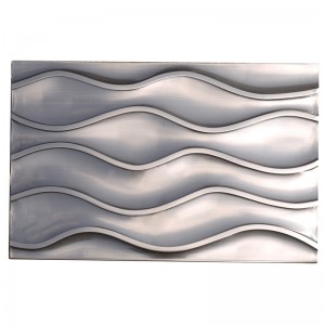 30 * 60 Wave Metallic / Metal Mosaic Fliser til Backsplash