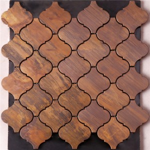 Antik kobberlanterne mosaik flise backsplash