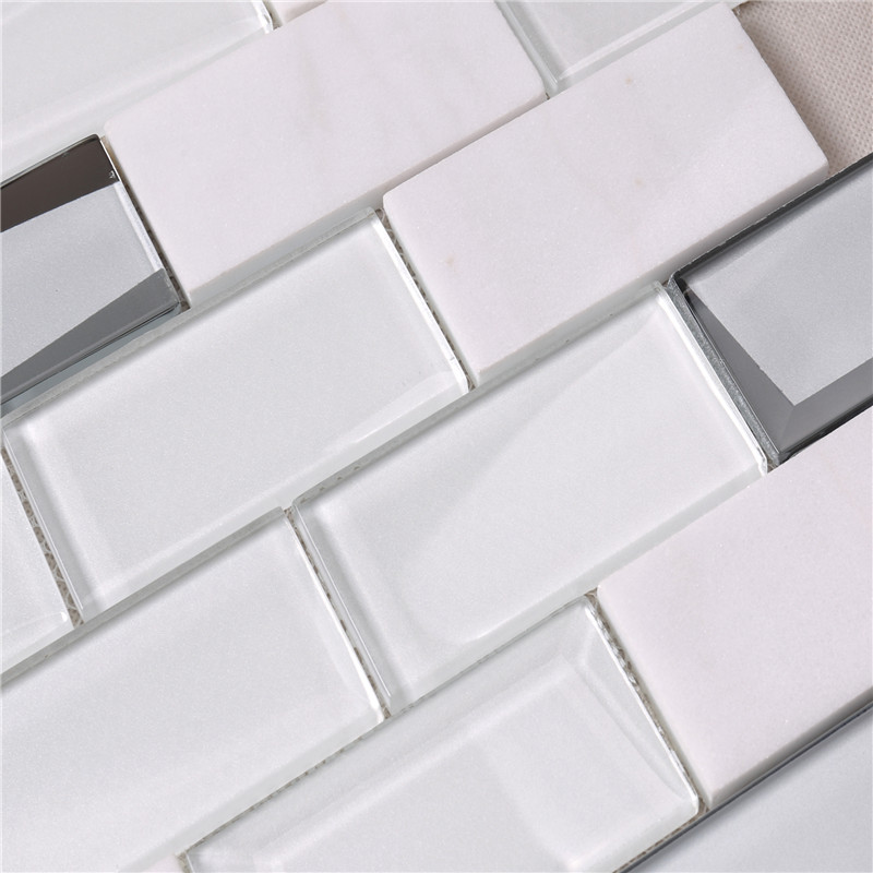 HMB48 Nyt design selvklæbende 3d gel terning 3d mosaik vægfliser