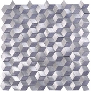 Purple Metallic Backsplash Fliser Mosaik til dekoration HLC17